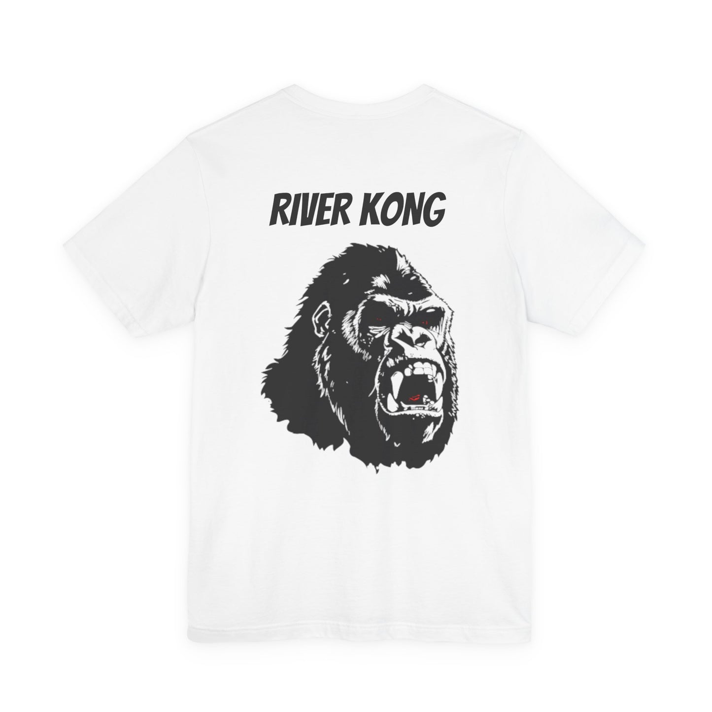 Unisex Graphic Tee - Rule the River, River Kong, Gorilla Shirt, Adventure Apparel, Gift for Nature Lovers