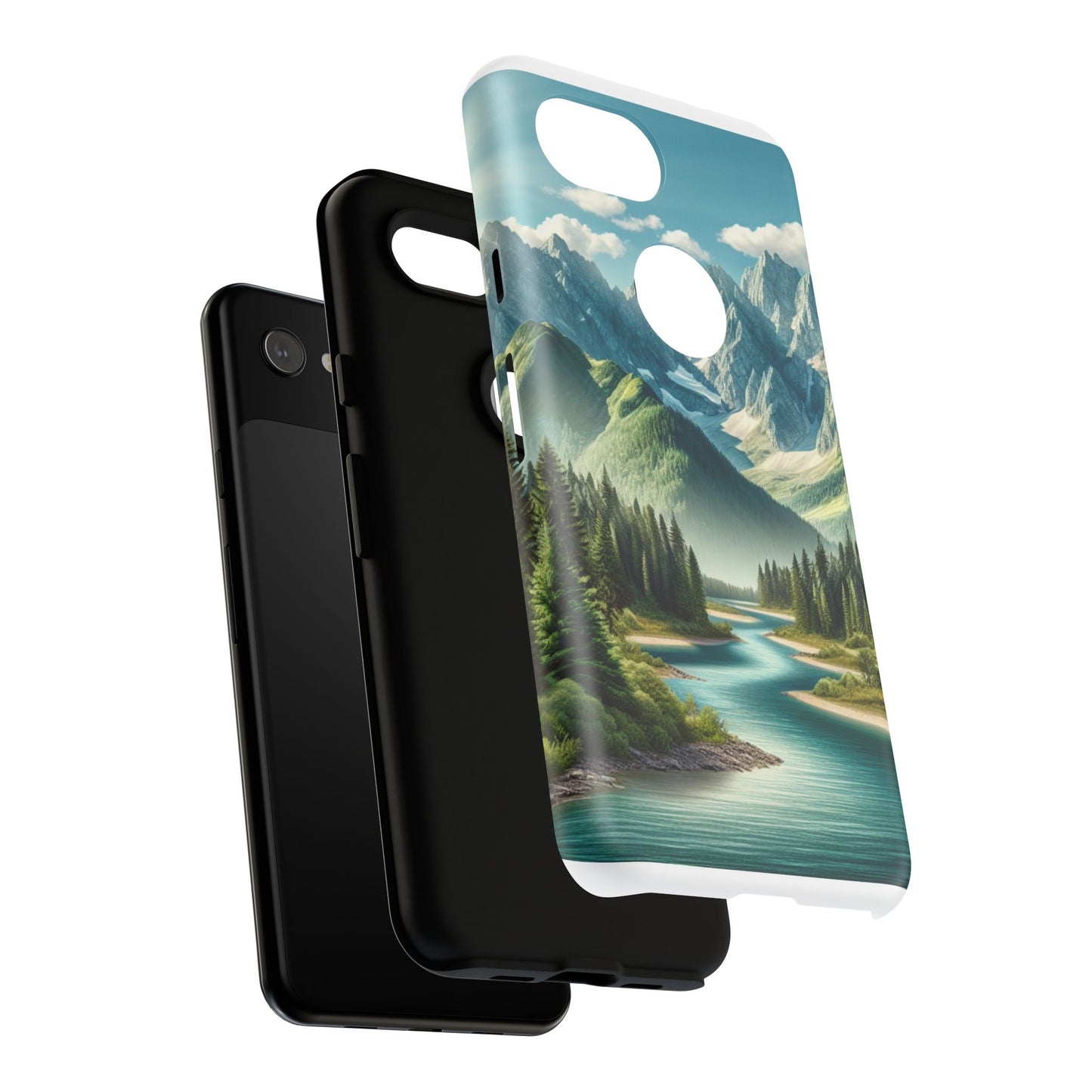 Mountain Landscape Phone Case, Tough Cases for Nature Lovers, Eco-Friendly Phone Cover, Gifts for Adventurers, Scenic Phone Accessories