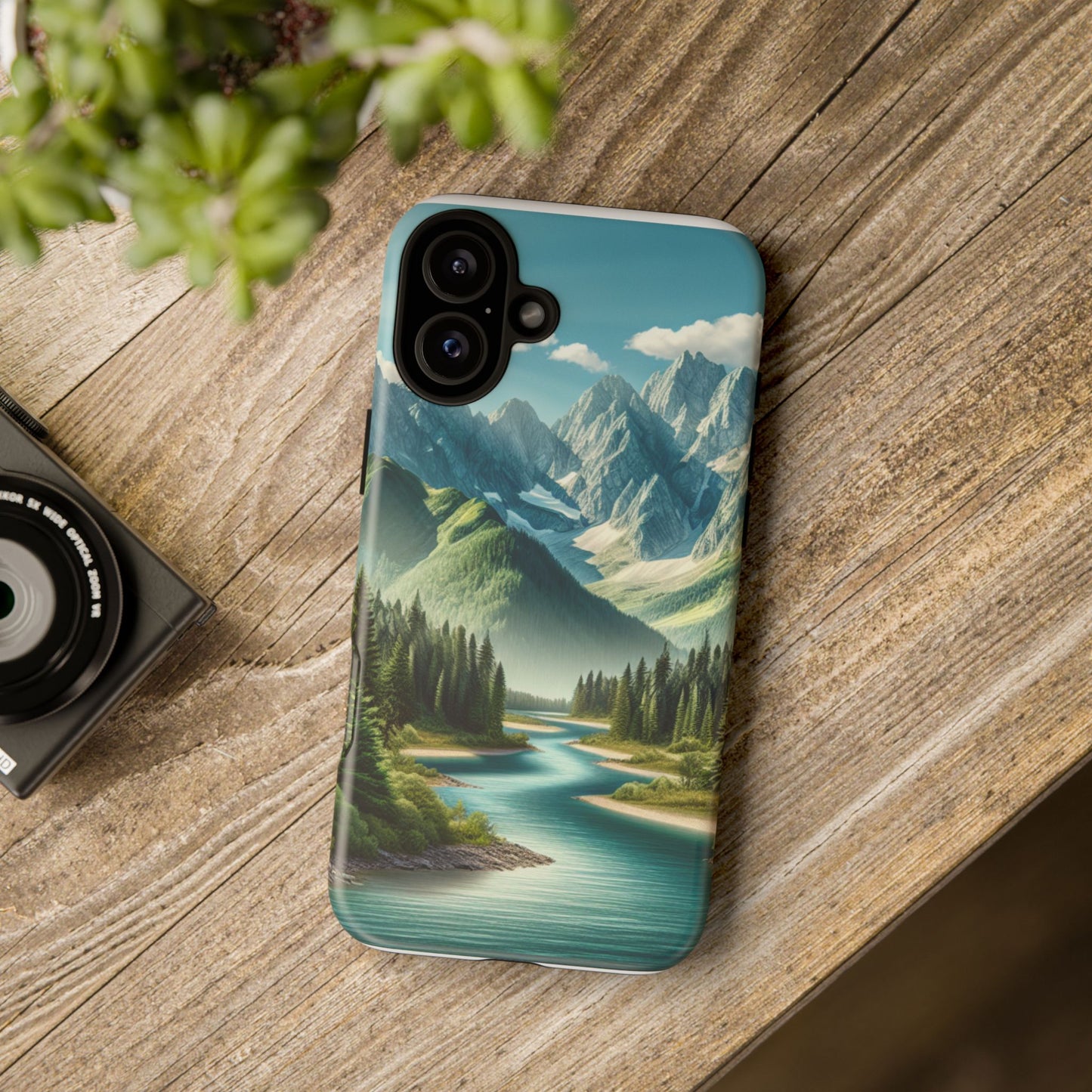 Mountain Landscape Phone Case, Tough Cases for Nature Lovers, Eco-Friendly Phone Cover, Gifts for Adventurers, Scenic Phone Accessories