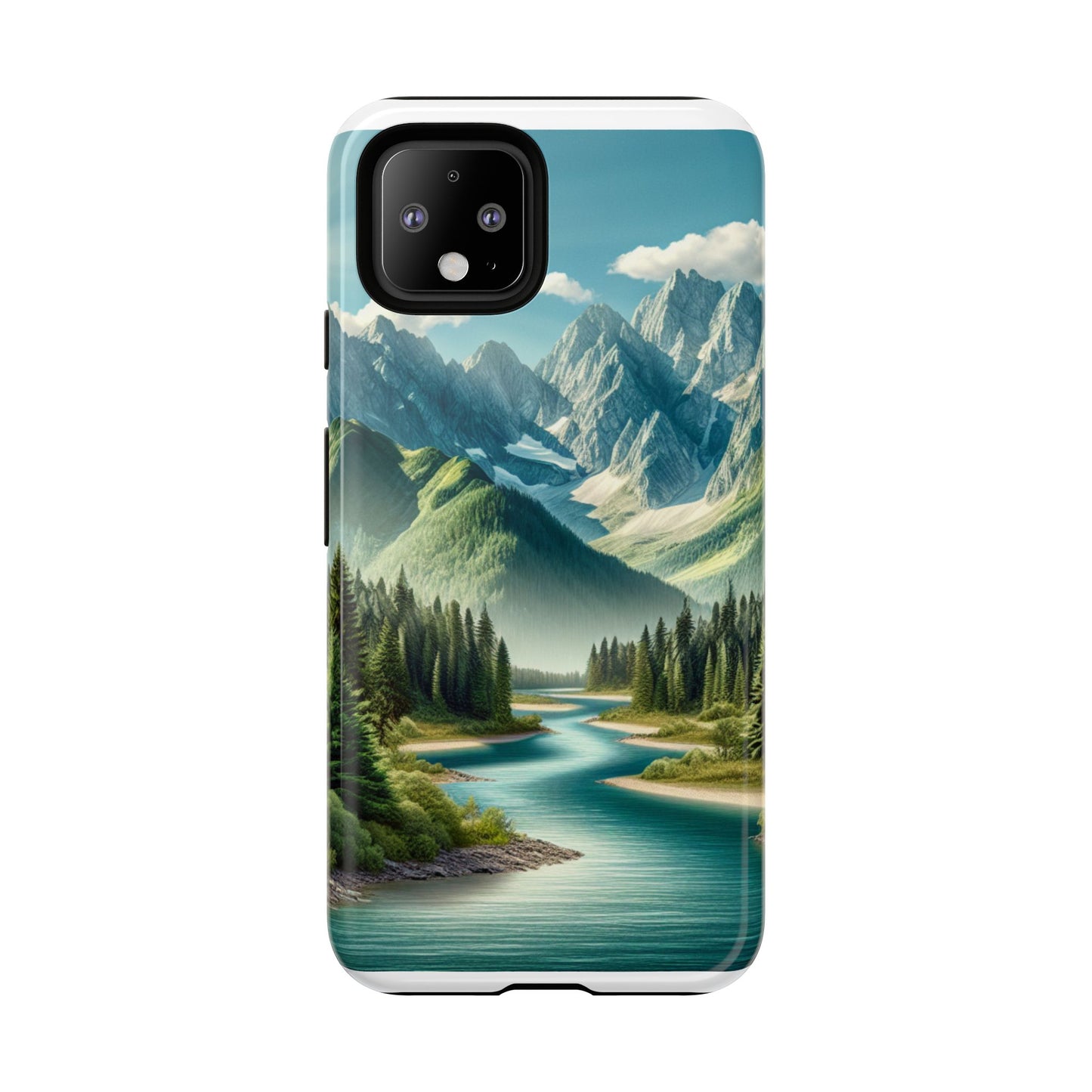 Mountain Landscape Phone Case, Tough Cases for Nature Lovers, Eco-Friendly Phone Cover, Gifts for Adventurers, Scenic Phone Accessories