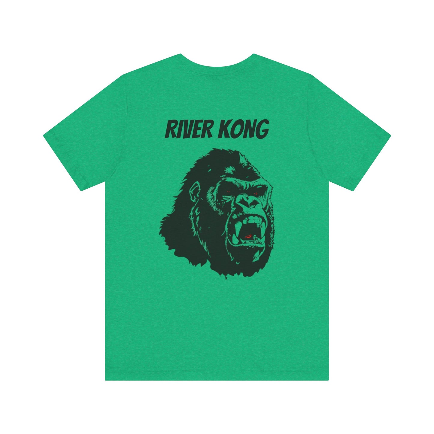 Unisex Graphic Tee - Rule the River, River Kong, Gorilla Shirt, Adventure Apparel, Gift for Nature Lovers