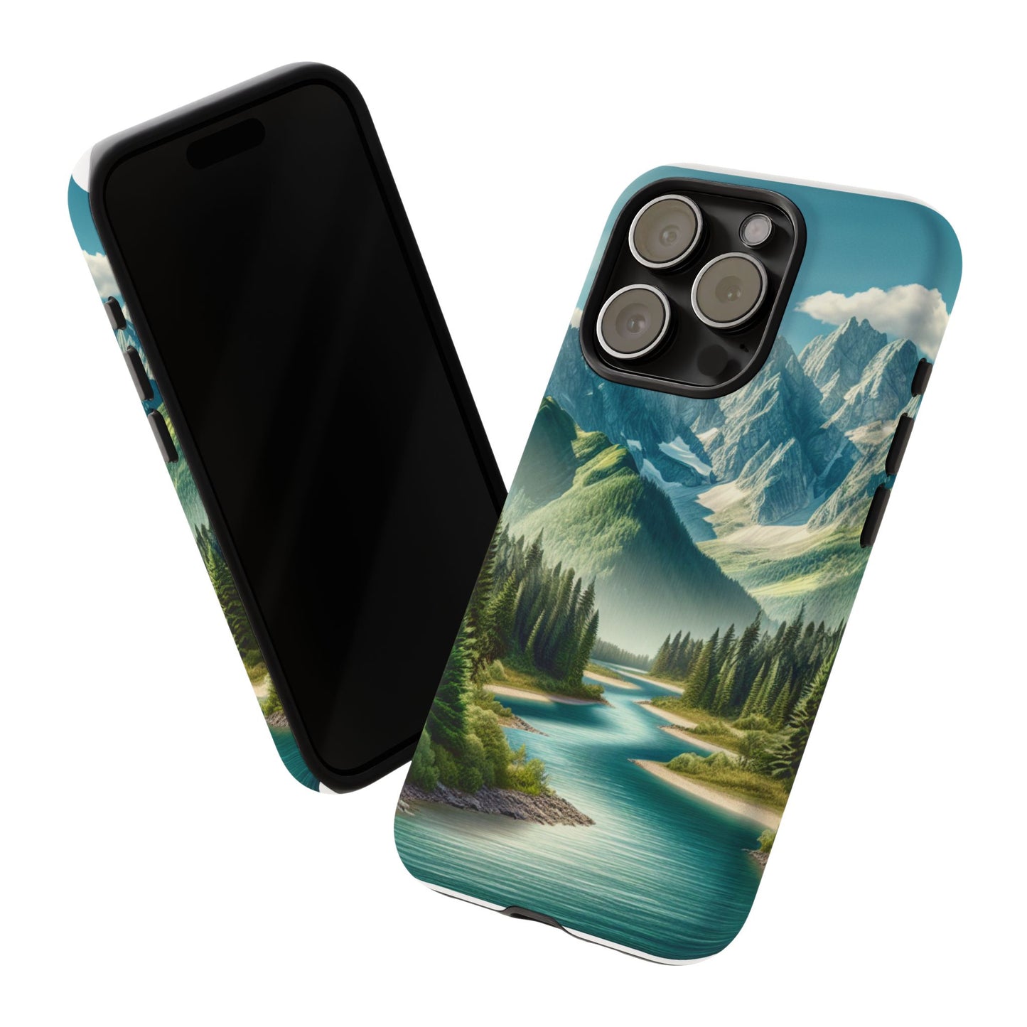 Mountain Landscape Phone Case, Tough Cases for Nature Lovers, Eco-Friendly Phone Cover, Gifts for Adventurers, Scenic Phone Accessories