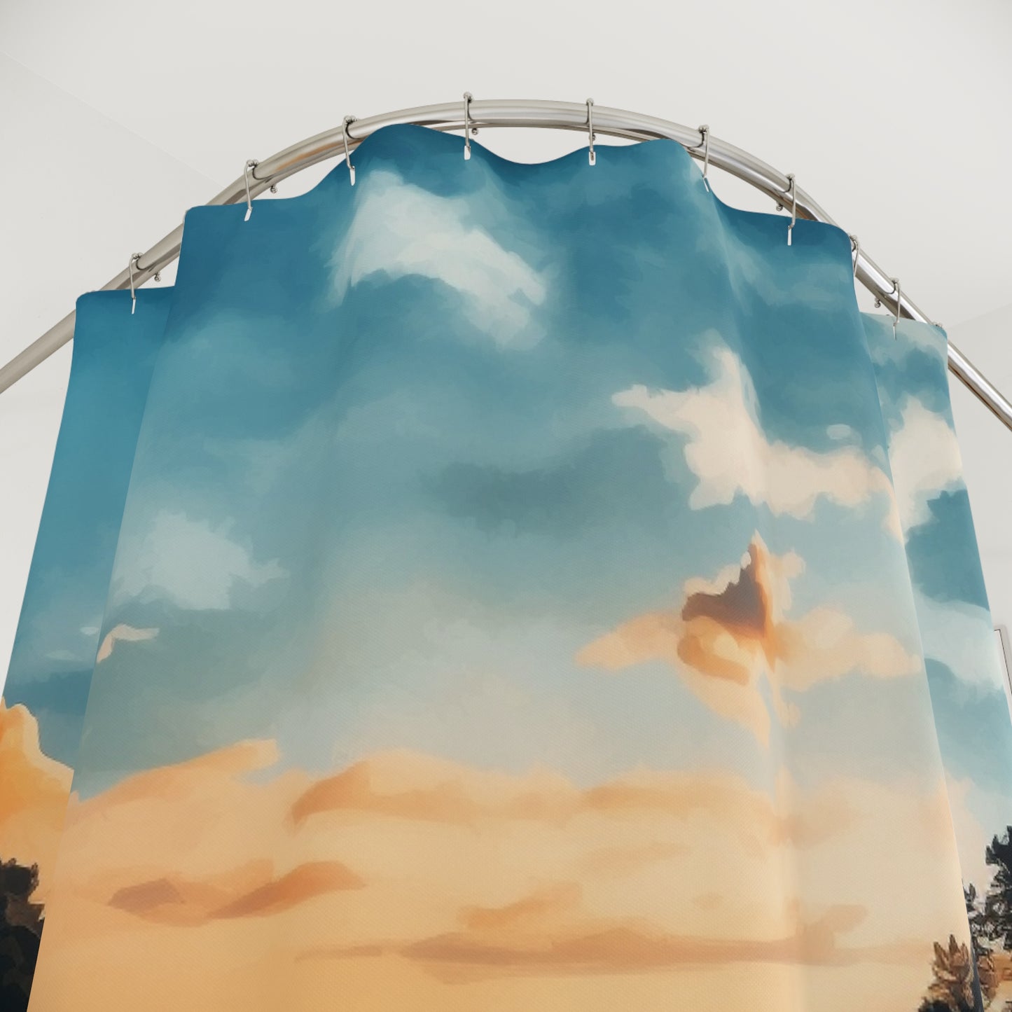 Serene Sunset Shower Curtain