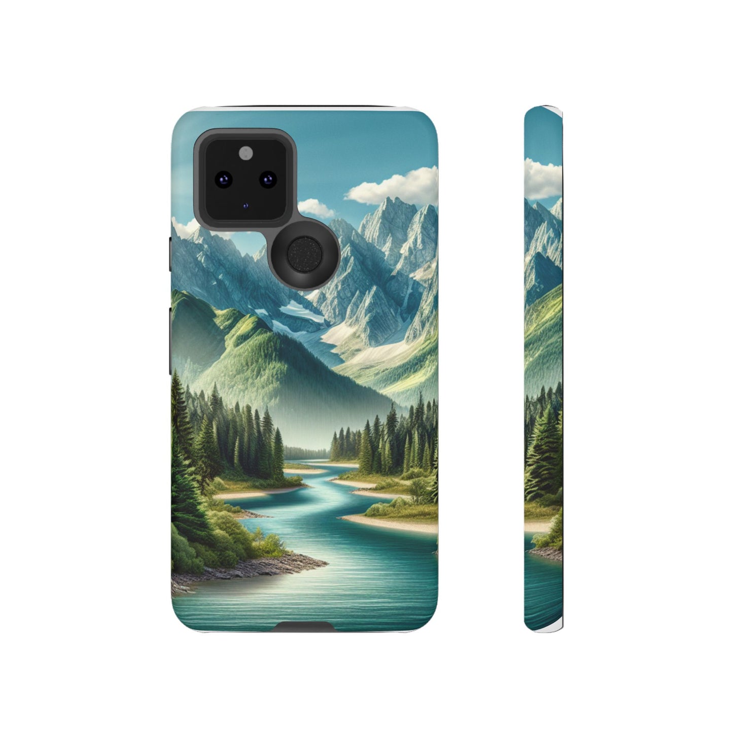 Mountain Landscape Phone Case, Tough Cases for Nature Lovers, Eco-Friendly Phone Cover, Gifts for Adventurers, Scenic Phone Accessories