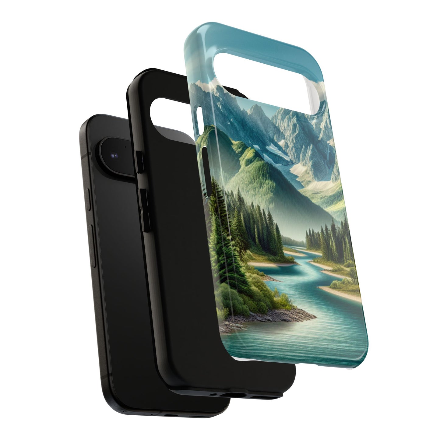 Mountain Landscape Phone Case, Tough Cases for Nature Lovers, Eco-Friendly Phone Cover, Gifts for Adventurers, Scenic Phone Accessories