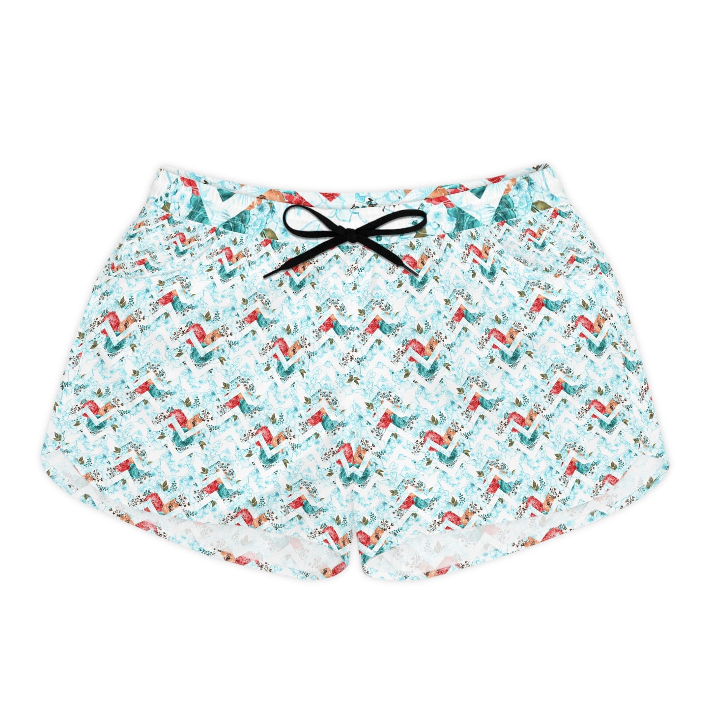 Bohemian Women's Casual Shorts, Summer Beachwear, Lounge Shorts, Vacation Outfit, Floral Printed Shorts