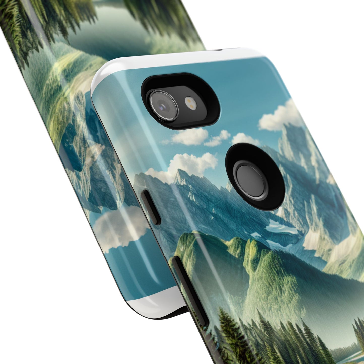 Mountain Landscape Phone Case, Tough Cases for Nature Lovers, Eco-Friendly Phone Cover, Gifts for Adventurers, Scenic Phone Accessories