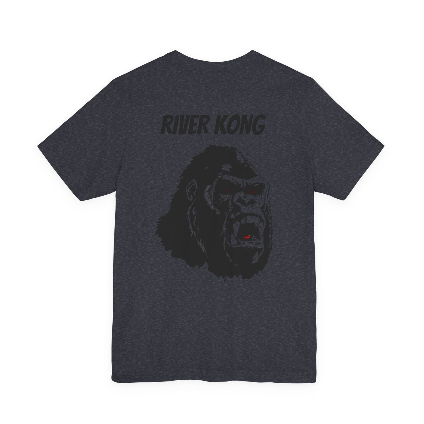 Unisex Graphic Tee - Rule the River, River Kong, Gorilla Shirt, Adventure Apparel, Gift for Nature Lovers