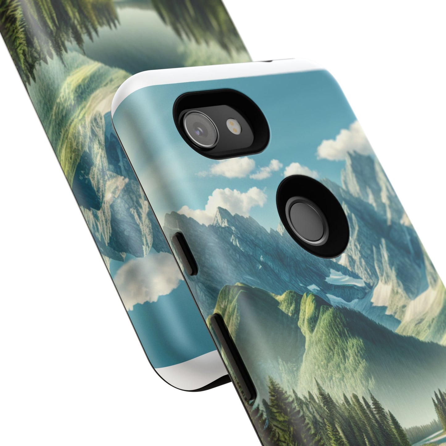 Mountain Landscape Phone Case, Tough Cases for Nature Lovers, Eco-Friendly Phone Cover, Gifts for Adventurers, Scenic Phone Accessories
