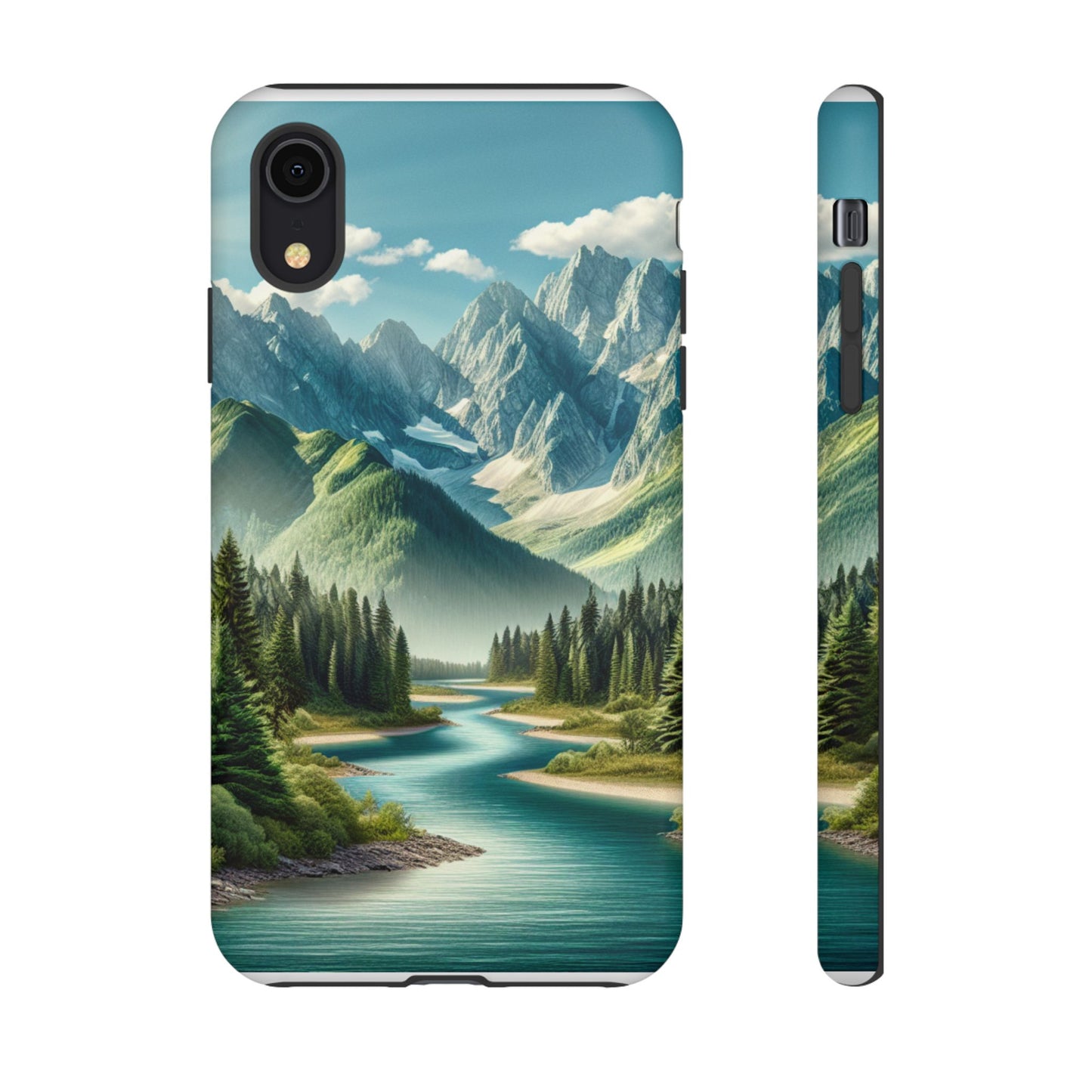 Mountain Landscape Phone Case, Tough Cases for Nature Lovers, Eco-Friendly Phone Cover, Gifts for Adventurers, Scenic Phone Accessories