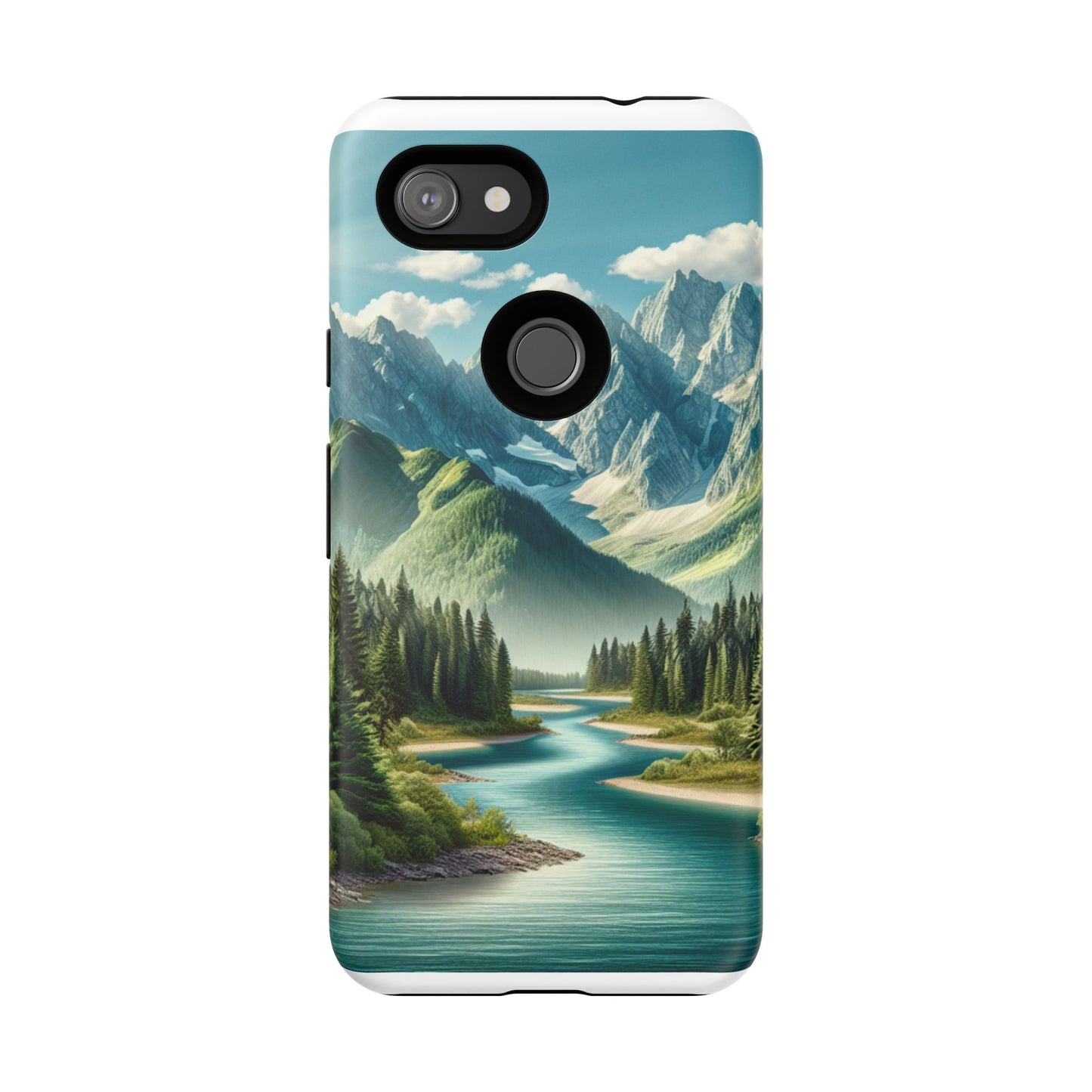 Mountain Landscape Phone Case, Tough Cases for Nature Lovers, Eco-Friendly Phone Cover, Gifts for Adventurers, Scenic Phone Accessories