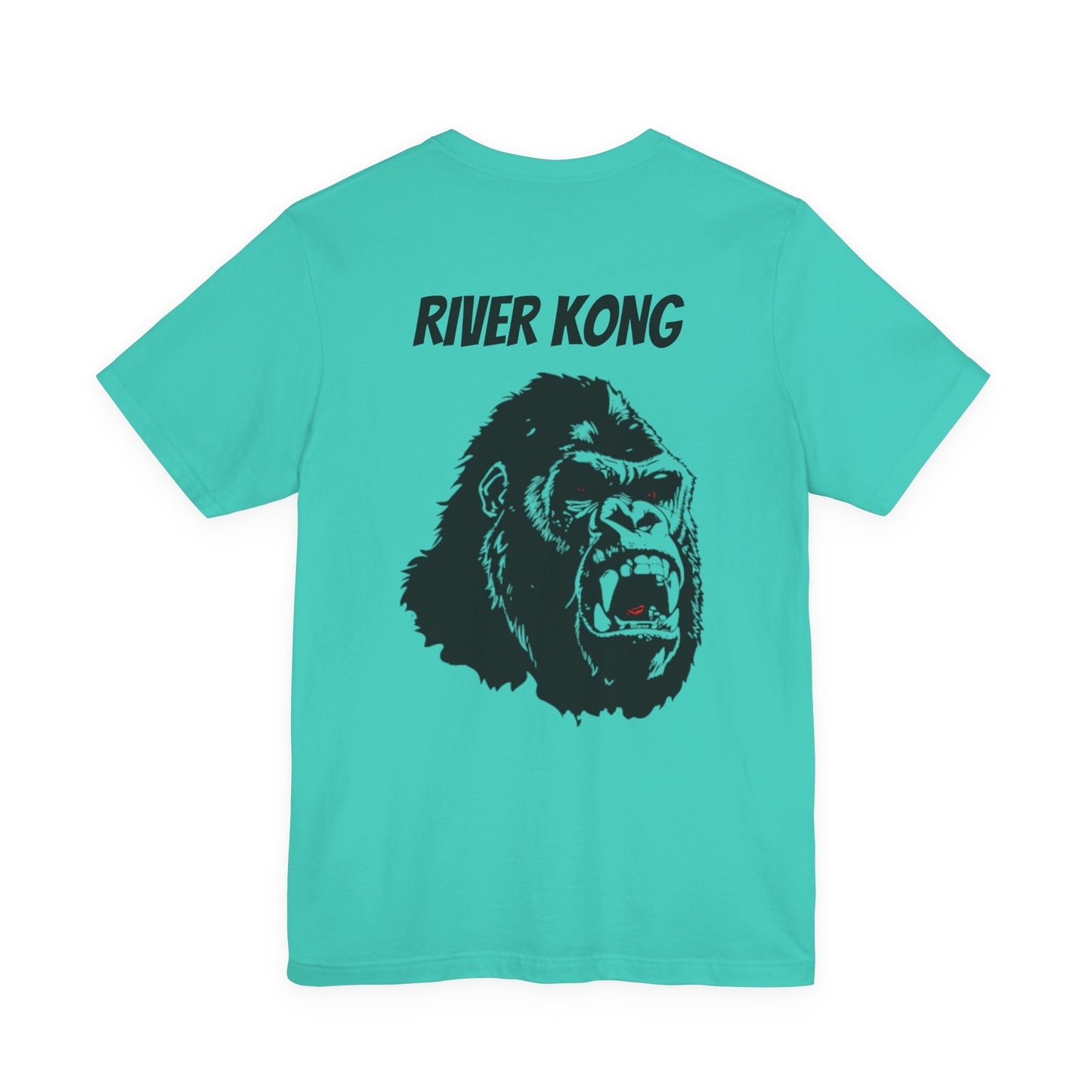 Unisex Graphic Tee - Rule the River, River Kong, Gorilla Shirt, Adventure Apparel, Gift for Nature Lovers