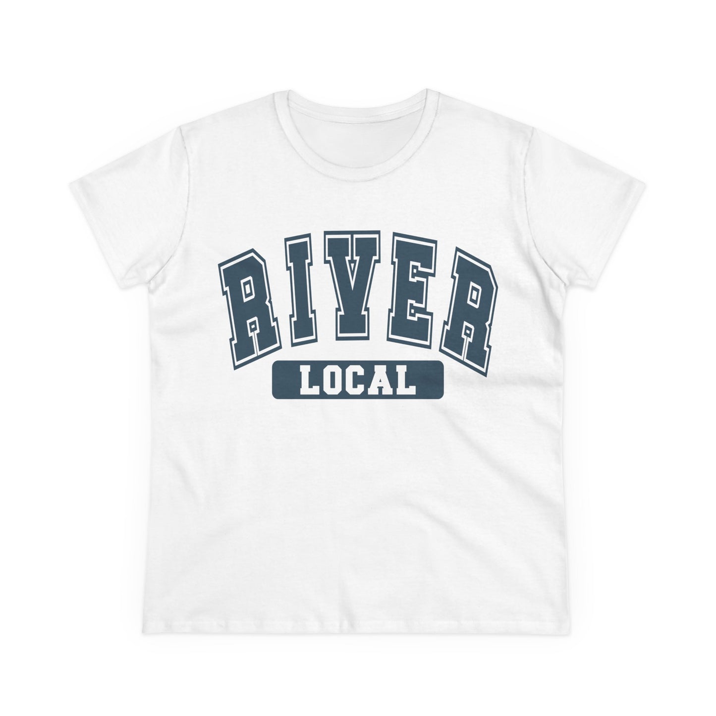 River Local Women's Tee - Casual Cotton Shirt, Gift for Friends, Summer Outfit, Travel Tee, Weekend Vibes