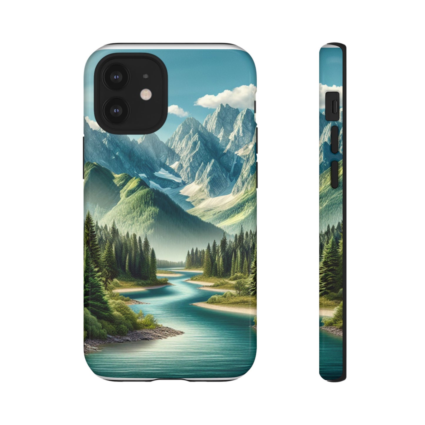 Mountain Landscape Phone Case, Tough Cases for Nature Lovers, Eco-Friendly Phone Cover, Gifts for Adventurers, Scenic Phone Accessories
