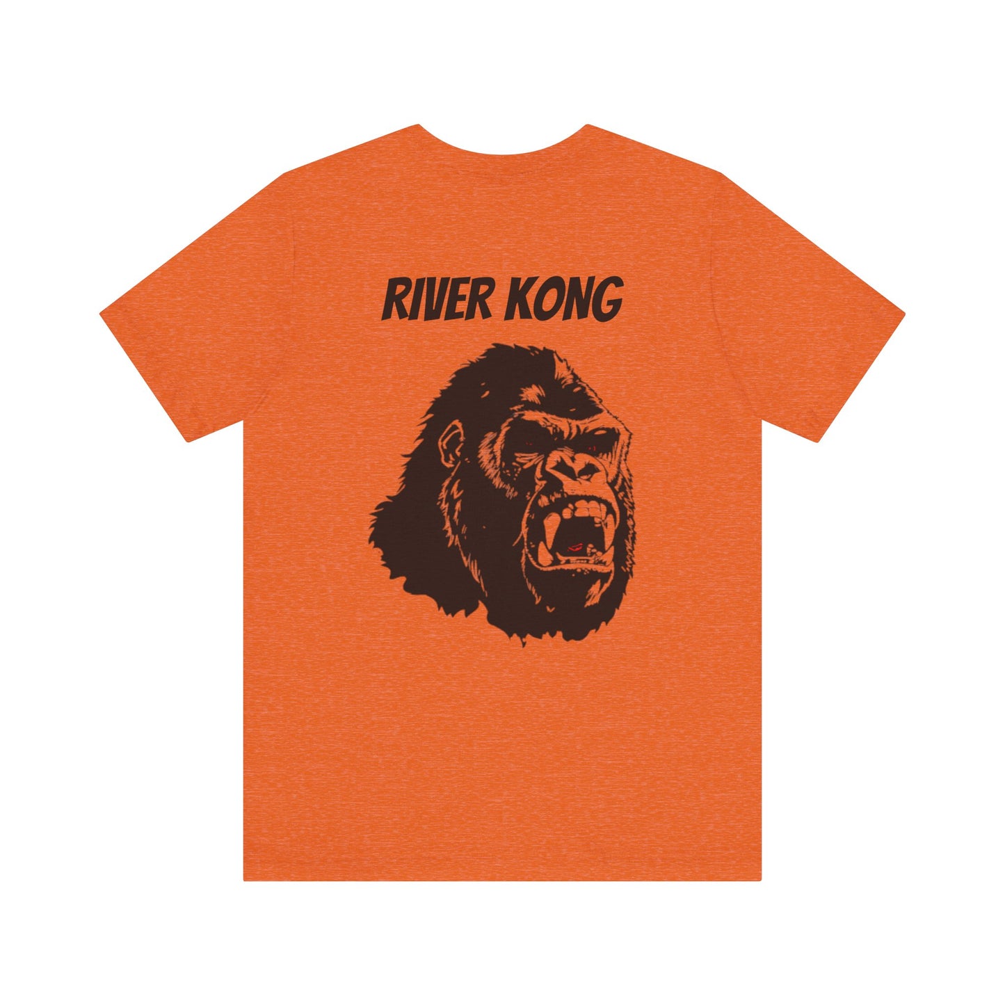 Unisex Graphic Tee - Rule the River, River Kong, Gorilla Shirt, Adventure Apparel, Gift for Nature Lovers