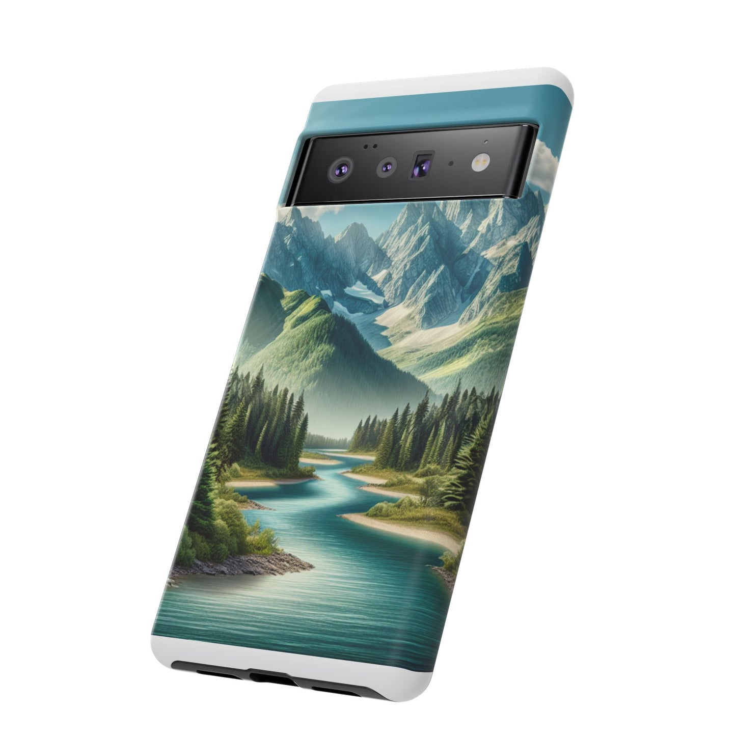 Mountain Landscape Phone Case, Tough Cases for Nature Lovers, Eco-Friendly Phone Cover, Gifts for Adventurers, Scenic Phone Accessories