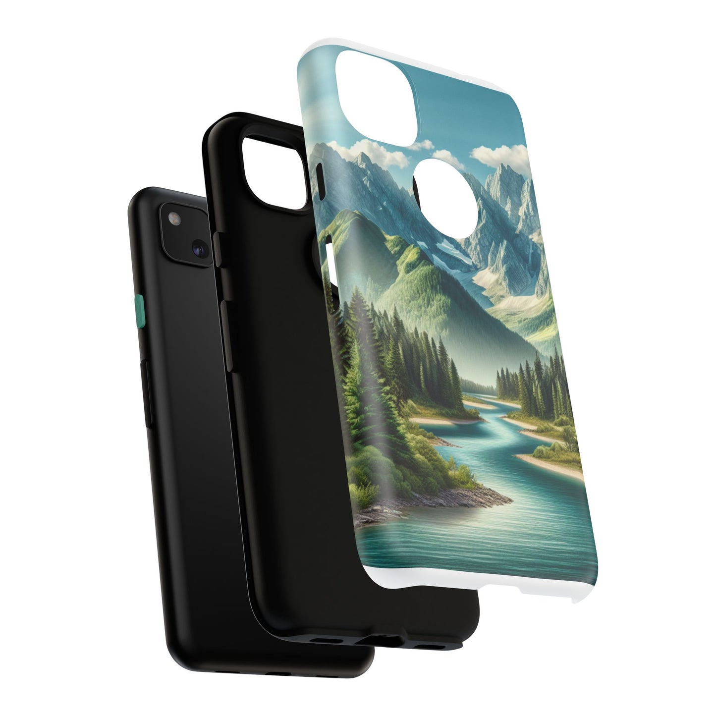 Mountain Landscape Phone Case, Tough Cases for Nature Lovers, Eco-Friendly Phone Cover, Gifts for Adventurers, Scenic Phone Accessories