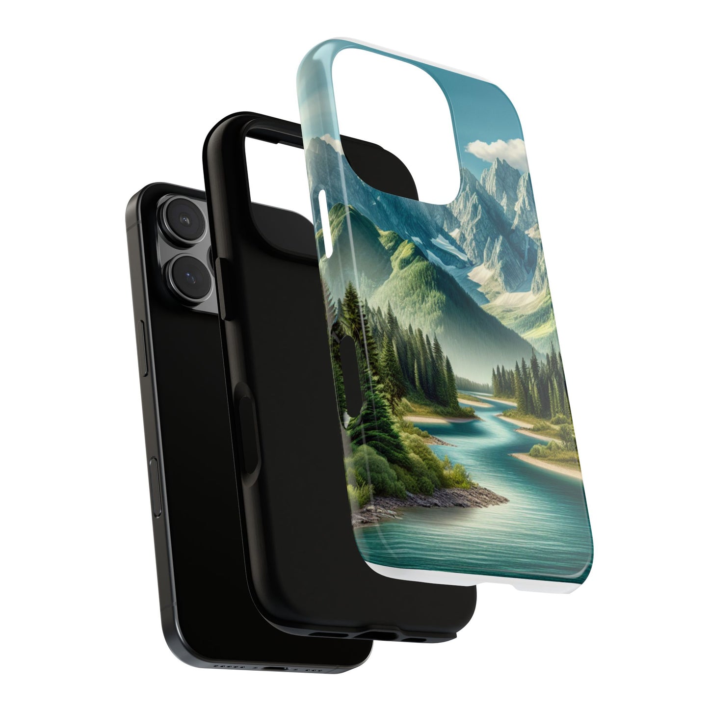 Mountain Landscape Phone Case, Tough Cases for Nature Lovers, Eco-Friendly Phone Cover, Gifts for Adventurers, Scenic Phone Accessories