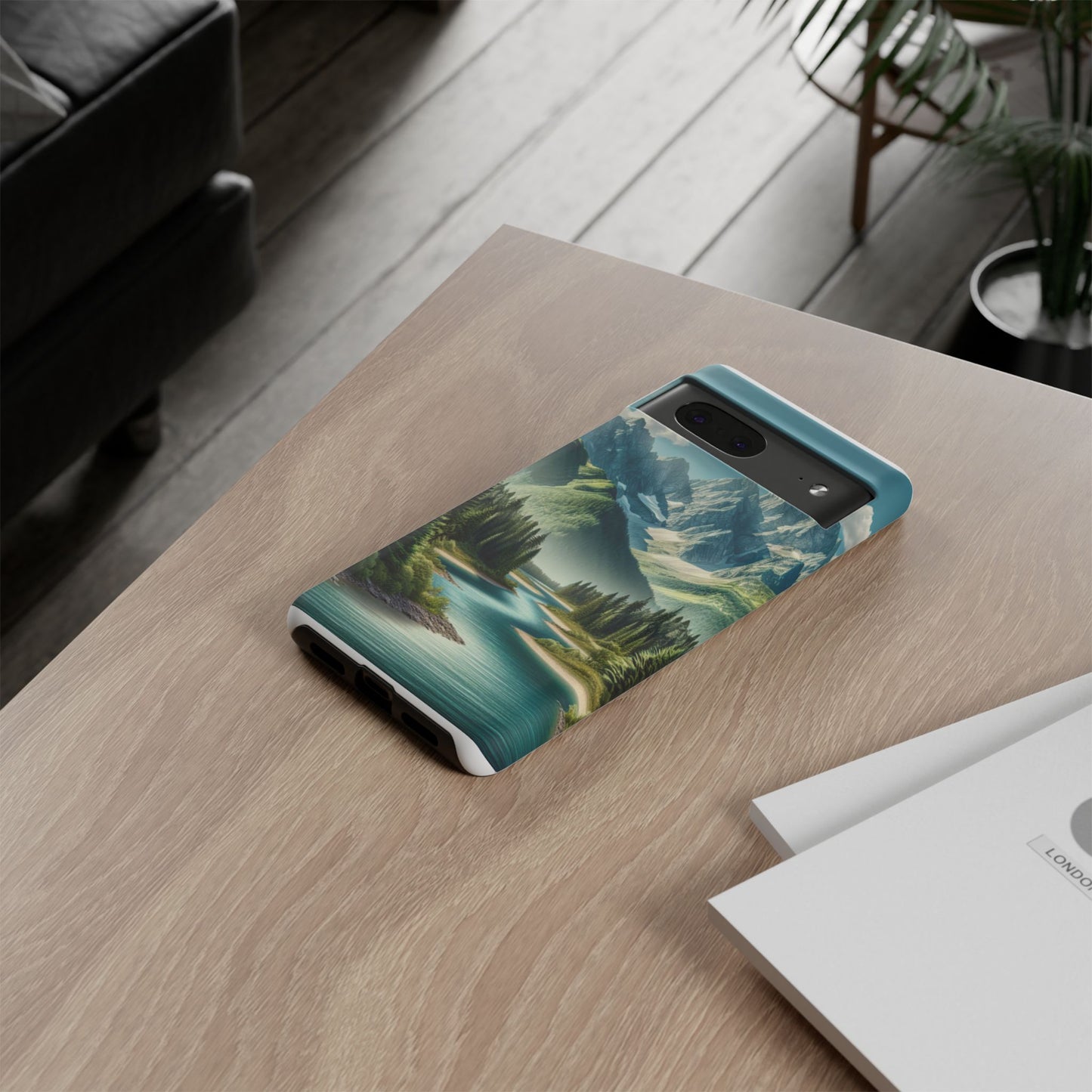 Mountain Landscape Phone Case, Tough Cases for Nature Lovers, Eco-Friendly Phone Cover, Gifts for Adventurers, Scenic Phone Accessories