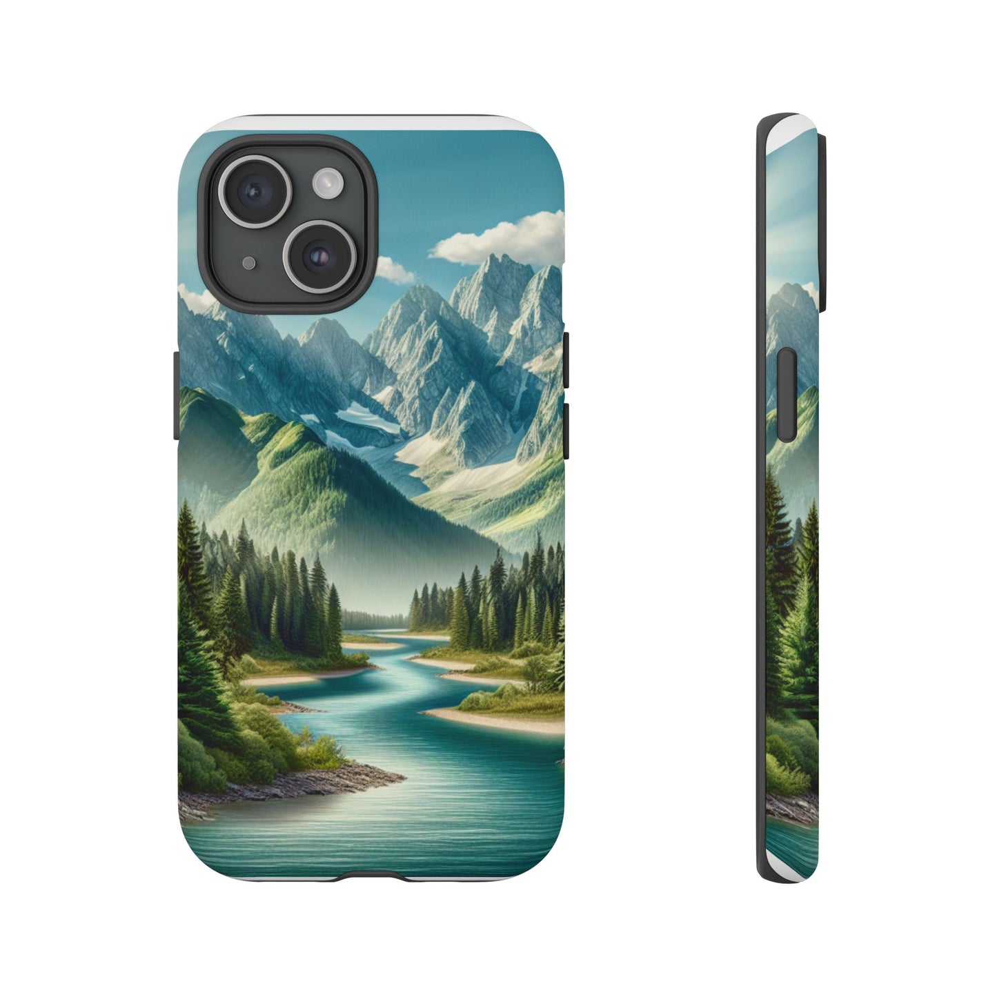Mountain Landscape Phone Case, Tough Cases for Nature Lovers, Eco-Friendly Phone Cover, Gifts for Adventurers, Scenic Phone Accessories