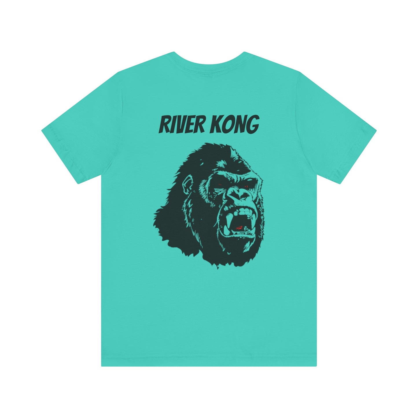 Unisex Graphic Tee - Rule the River, River Kong, Gorilla Shirt, Adventure Apparel, Gift for Nature Lovers