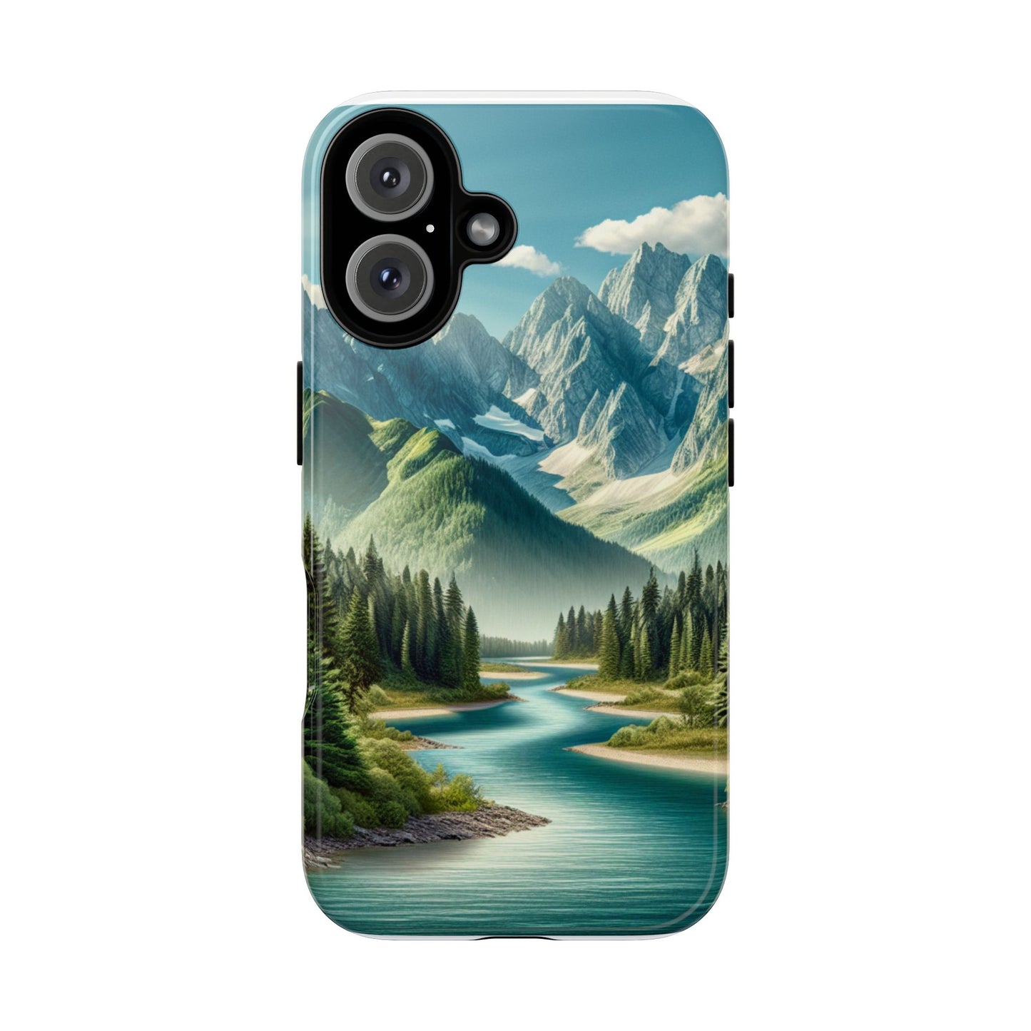Mountain Landscape Phone Case, Tough Cases for Nature Lovers, Eco-Friendly Phone Cover, Gifts for Adventurers, Scenic Phone Accessories