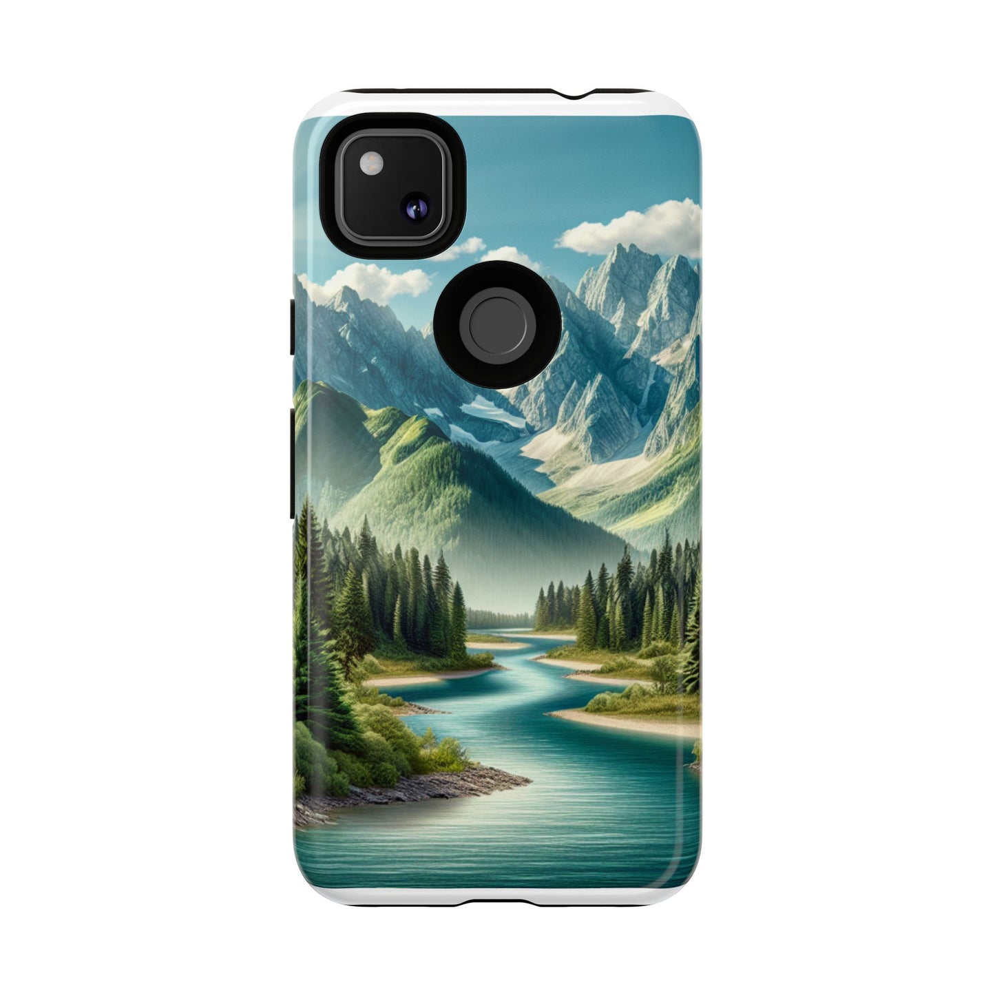 Mountain Landscape Phone Case, Tough Cases for Nature Lovers, Eco-Friendly Phone Cover, Gifts for Adventurers, Scenic Phone Accessories
