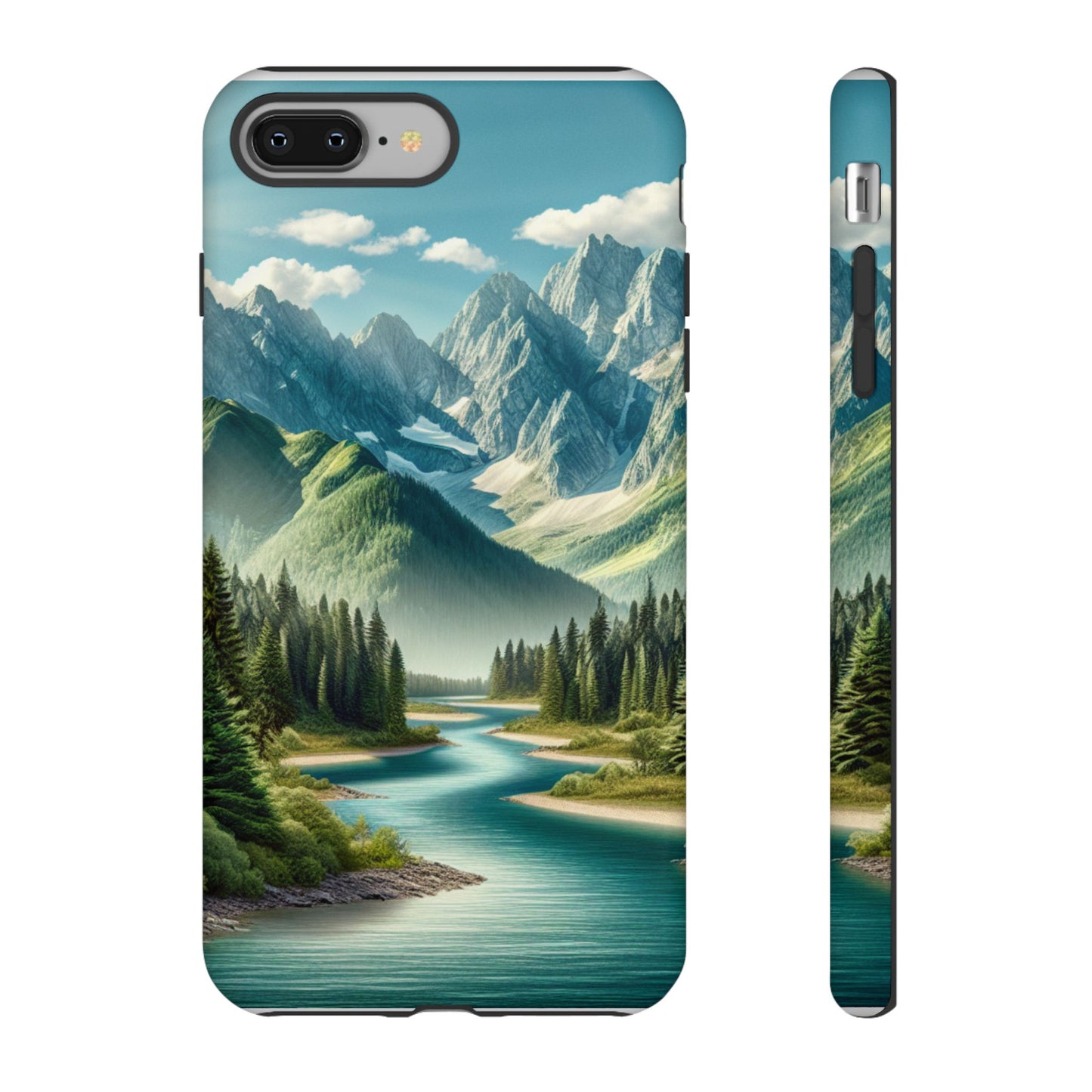 Mountain Landscape Phone Case, Tough Cases for Nature Lovers, Eco-Friendly Phone Cover, Gifts for Adventurers, Scenic Phone Accessories
