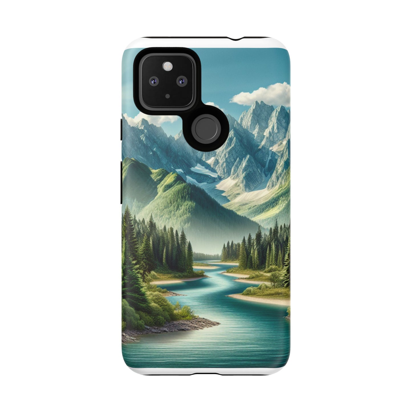Mountain Landscape Phone Case, Tough Cases for Nature Lovers, Eco-Friendly Phone Cover, Gifts for Adventurers, Scenic Phone Accessories