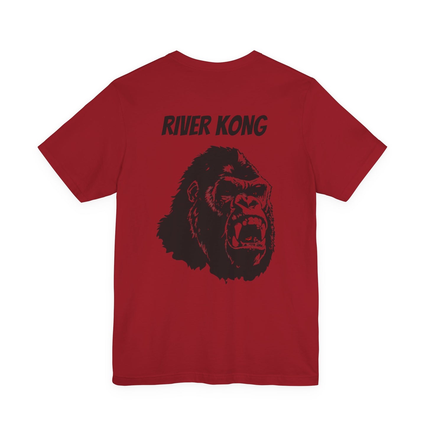 Unisex Graphic Tee - Rule the River, River Kong, Gorilla Shirt, Adventure Apparel, Gift for Nature Lovers