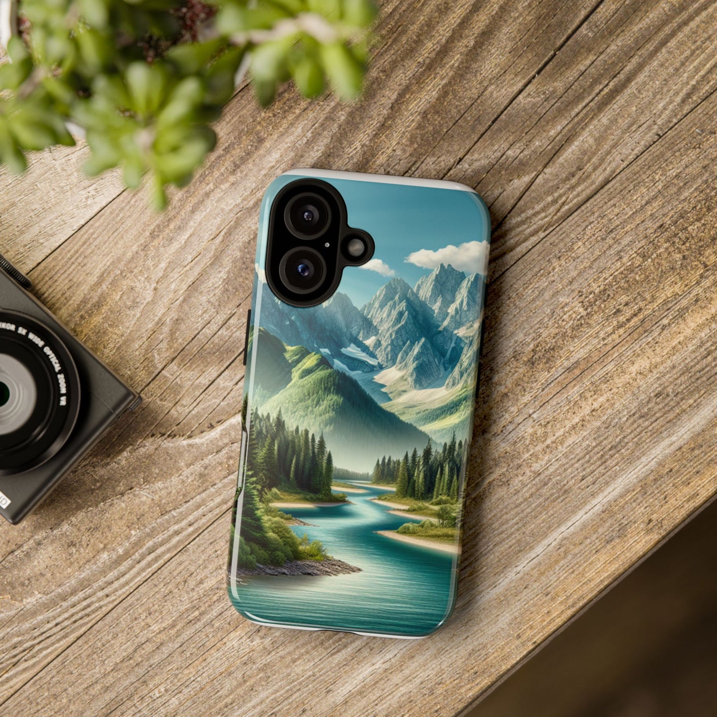 Mountain Landscape Phone Case, Tough Cases for Nature Lovers, Eco-Friendly Phone Cover, Gifts for Adventurers, Scenic Phone Accessories