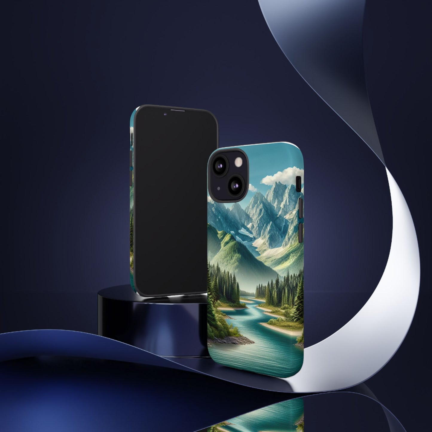Mountain Landscape Phone Case, Tough Cases for Nature Lovers, Eco-Friendly Phone Cover, Gifts for Adventurers, Scenic Phone Accessories