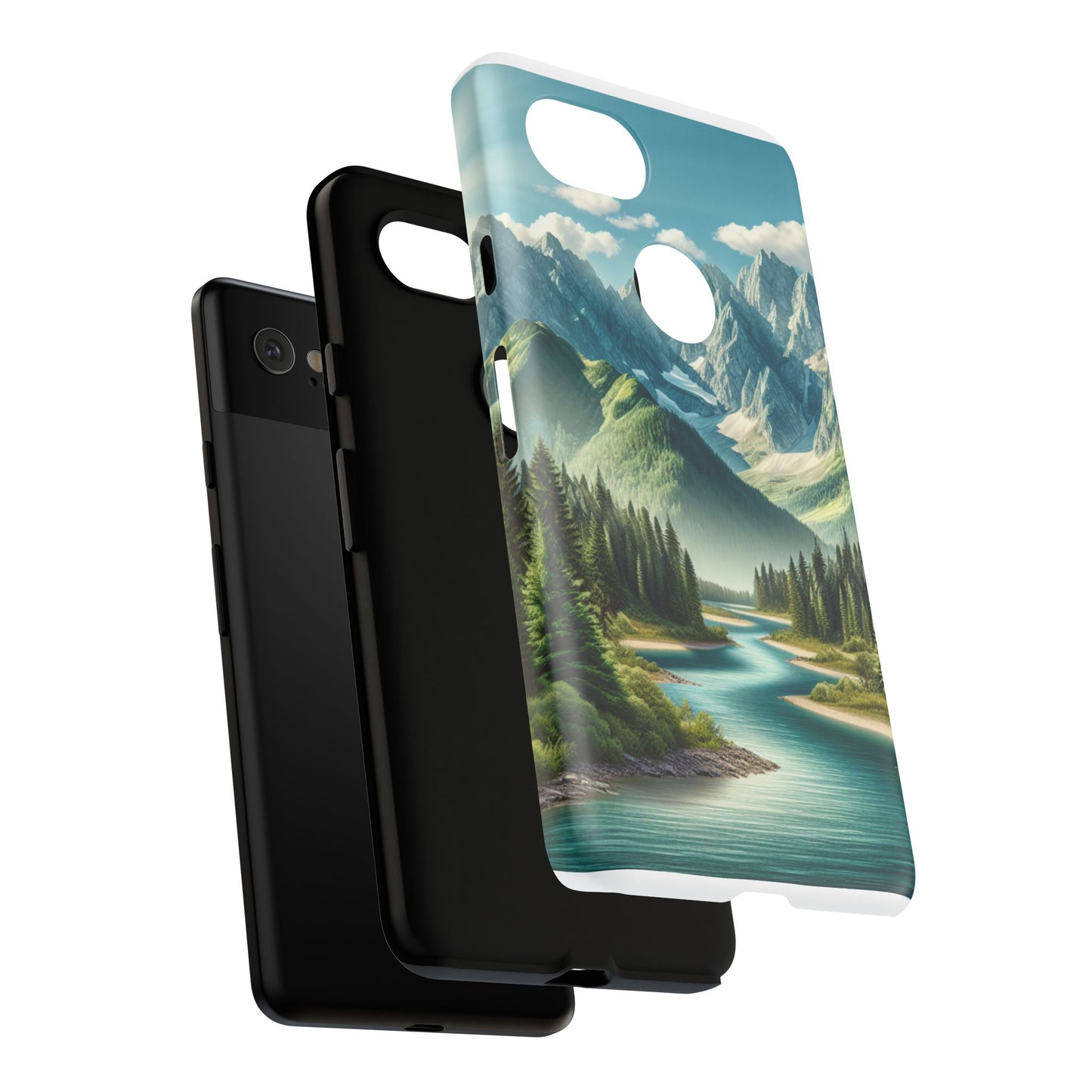 Mountain Landscape Phone Case, Tough Cases for Nature Lovers, Eco-Friendly Phone Cover, Gifts for Adventurers, Scenic Phone Accessories