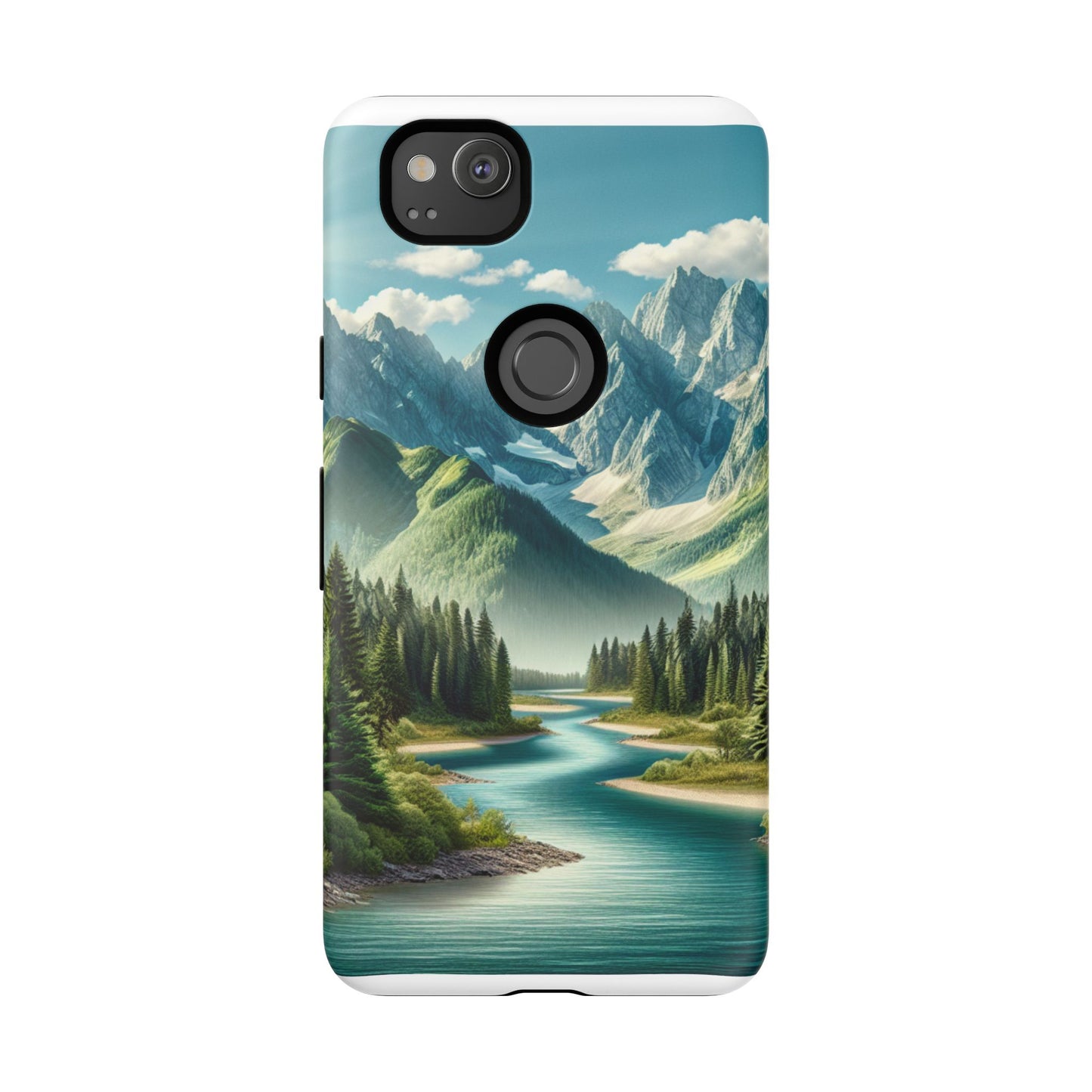Mountain Landscape Phone Case, Tough Cases for Nature Lovers, Eco-Friendly Phone Cover, Gifts for Adventurers, Scenic Phone Accessories