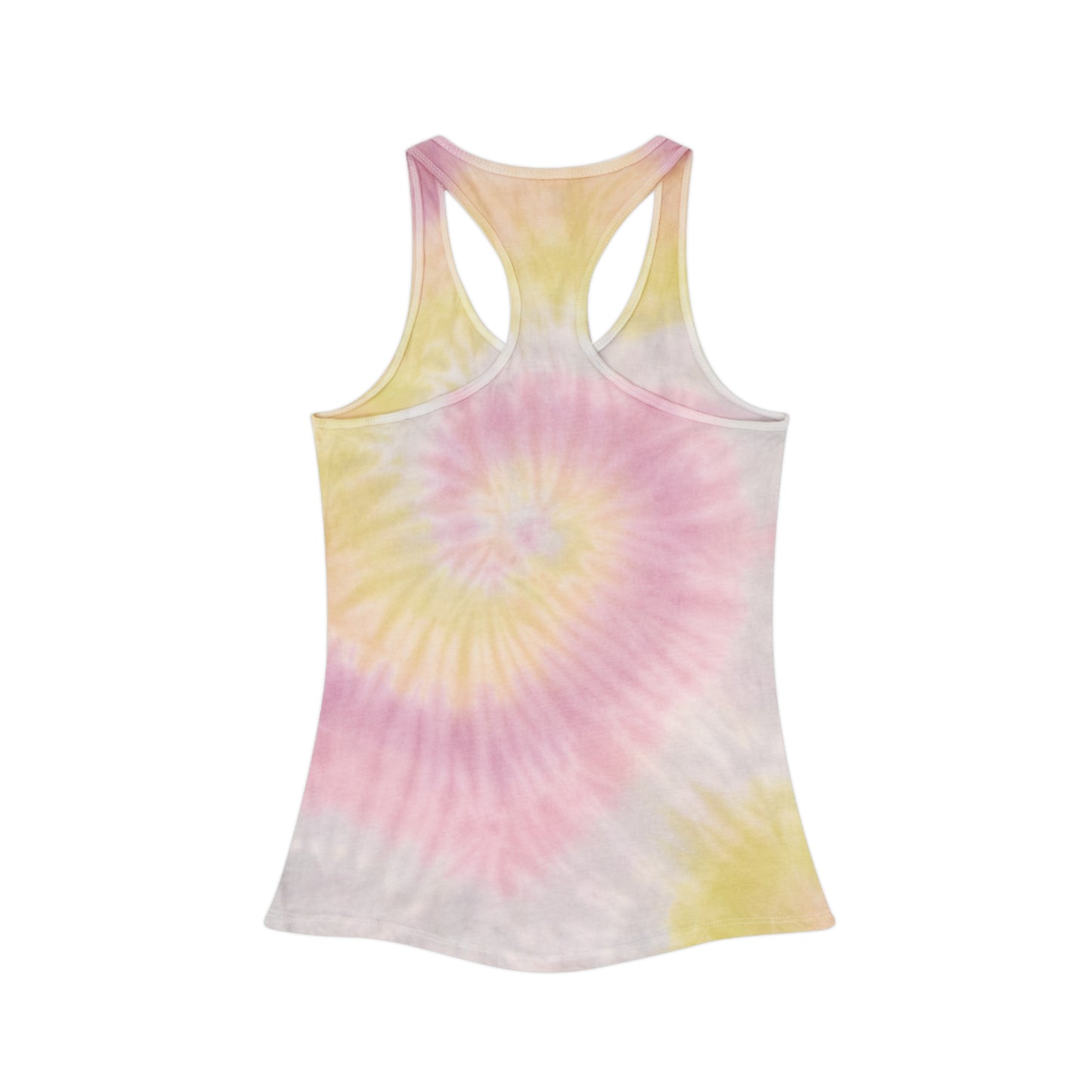 Pontoon Queen Tie Dye Racerback Tank Top | Classy & Sassy Summer Style | Perfect for Boating, Beach Days, Vacations, and Festivals