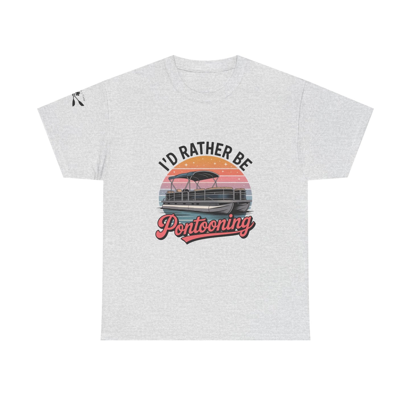 I'd rather be Pontooning t-shirt