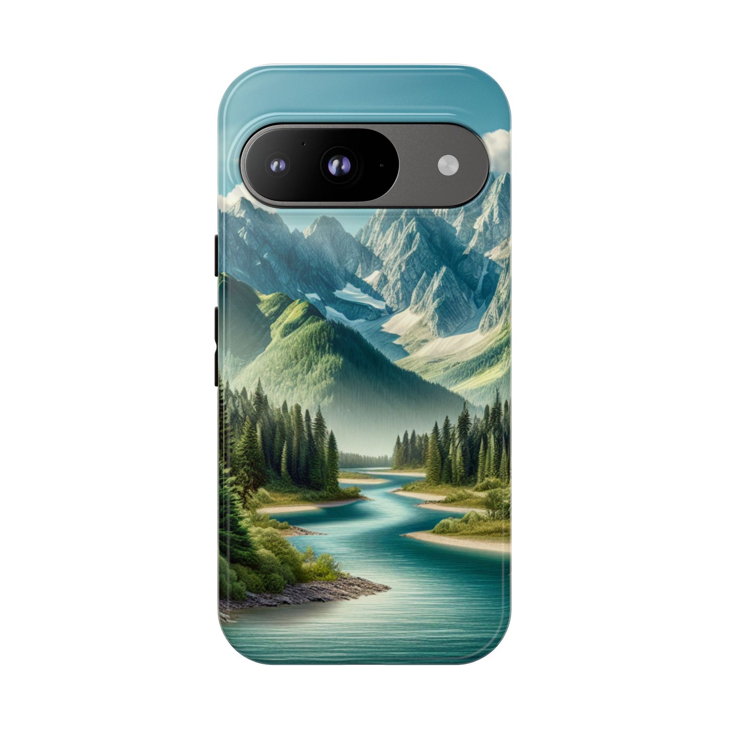 Mountain Landscape Phone Case, Tough Cases for Nature Lovers, Eco-Friendly Phone Cover, Gifts for Adventurers, Scenic Phone Accessories