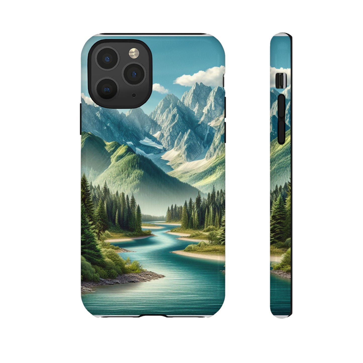 Mountain Landscape Phone Case, Tough Cases for Nature Lovers, Eco-Friendly Phone Cover, Gifts for Adventurers, Scenic Phone Accessories