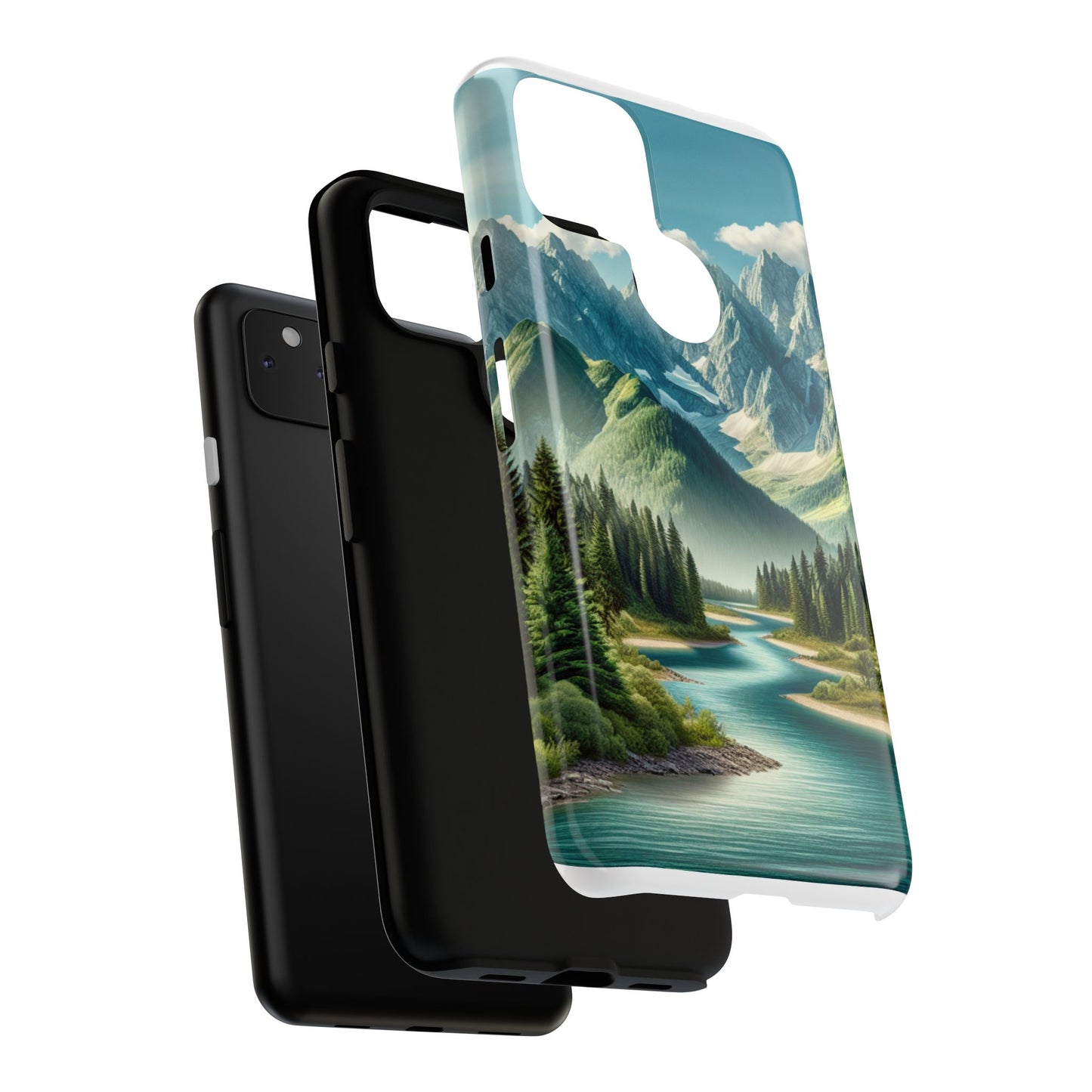 Mountain Landscape Phone Case, Tough Cases for Nature Lovers, Eco-Friendly Phone Cover, Gifts for Adventurers, Scenic Phone Accessories