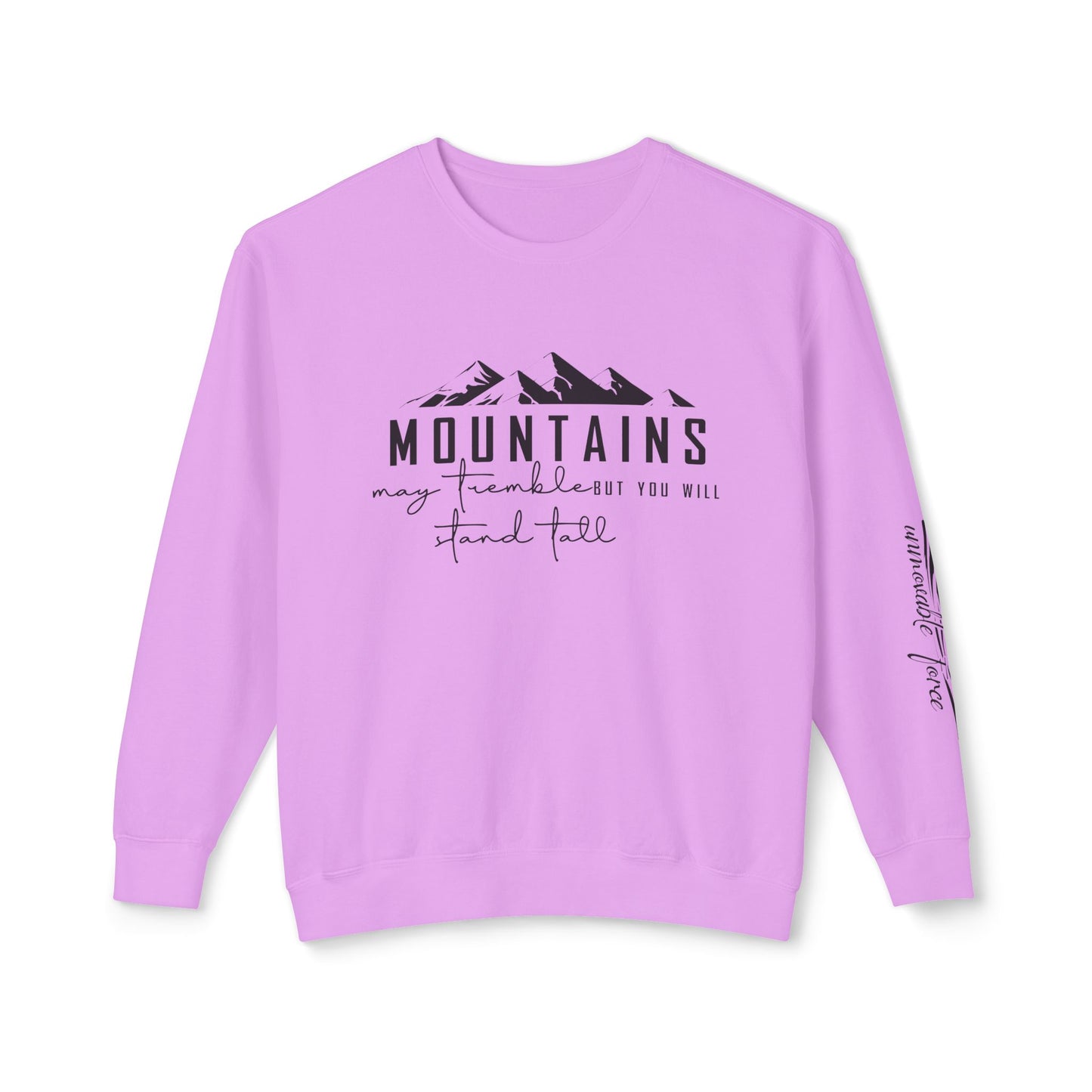 Mountain Adventure Unisex Lightweight Crewneck Sweatshirt, Nature Lover Gift, Outdoor Apparel, Hiking Clothing, Cozy Everyday Wear