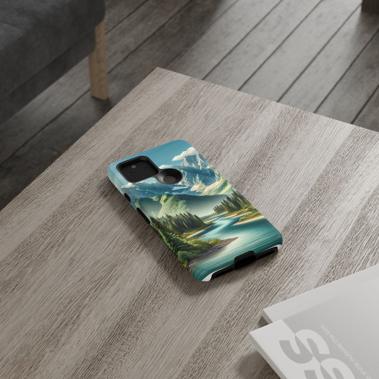 Mountain Landscape Phone Case, Tough Cases for Nature Lovers, Eco-Friendly Phone Cover, Gifts for Adventurers, Scenic Phone Accessories