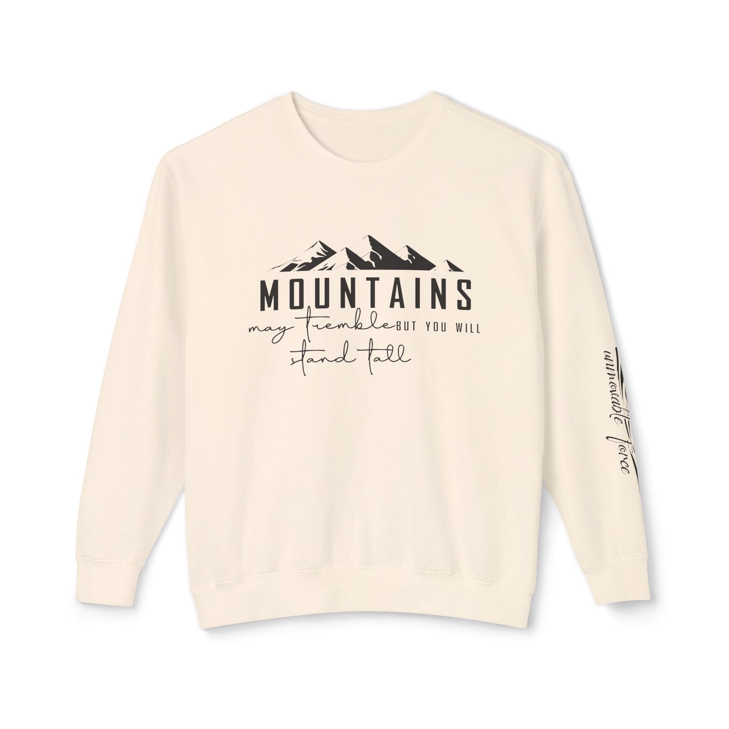 Mountain Adventure Unisex Lightweight Crewneck Sweatshirt, Nature Lover Gift, Outdoor Apparel, Hiking Clothing, Cozy Everyday Wear