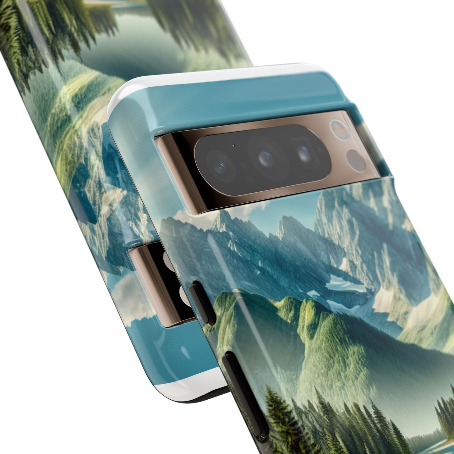 Mountain Landscape Phone Case, Tough Cases for Nature Lovers, Eco-Friendly Phone Cover, Gifts for Adventurers, Scenic Phone Accessories