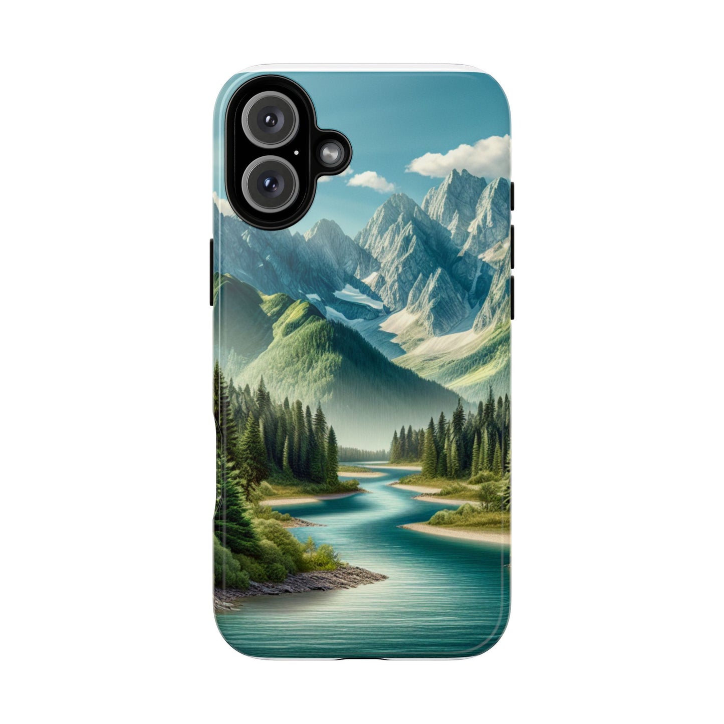 Mountain Landscape Phone Case, Tough Cases for Nature Lovers, Eco-Friendly Phone Cover, Gifts for Adventurers, Scenic Phone Accessories