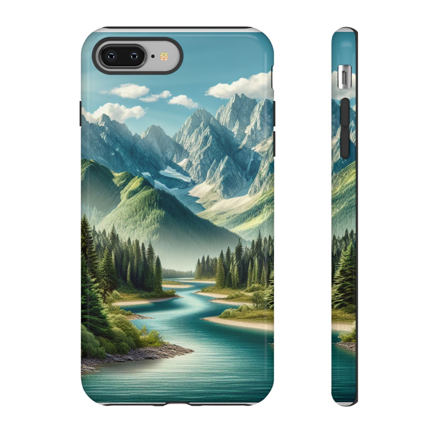 Mountain Landscape Phone Case, Tough Cases for Nature Lovers, Eco-Friendly Phone Cover, Gifts for Adventurers, Scenic Phone Accessories