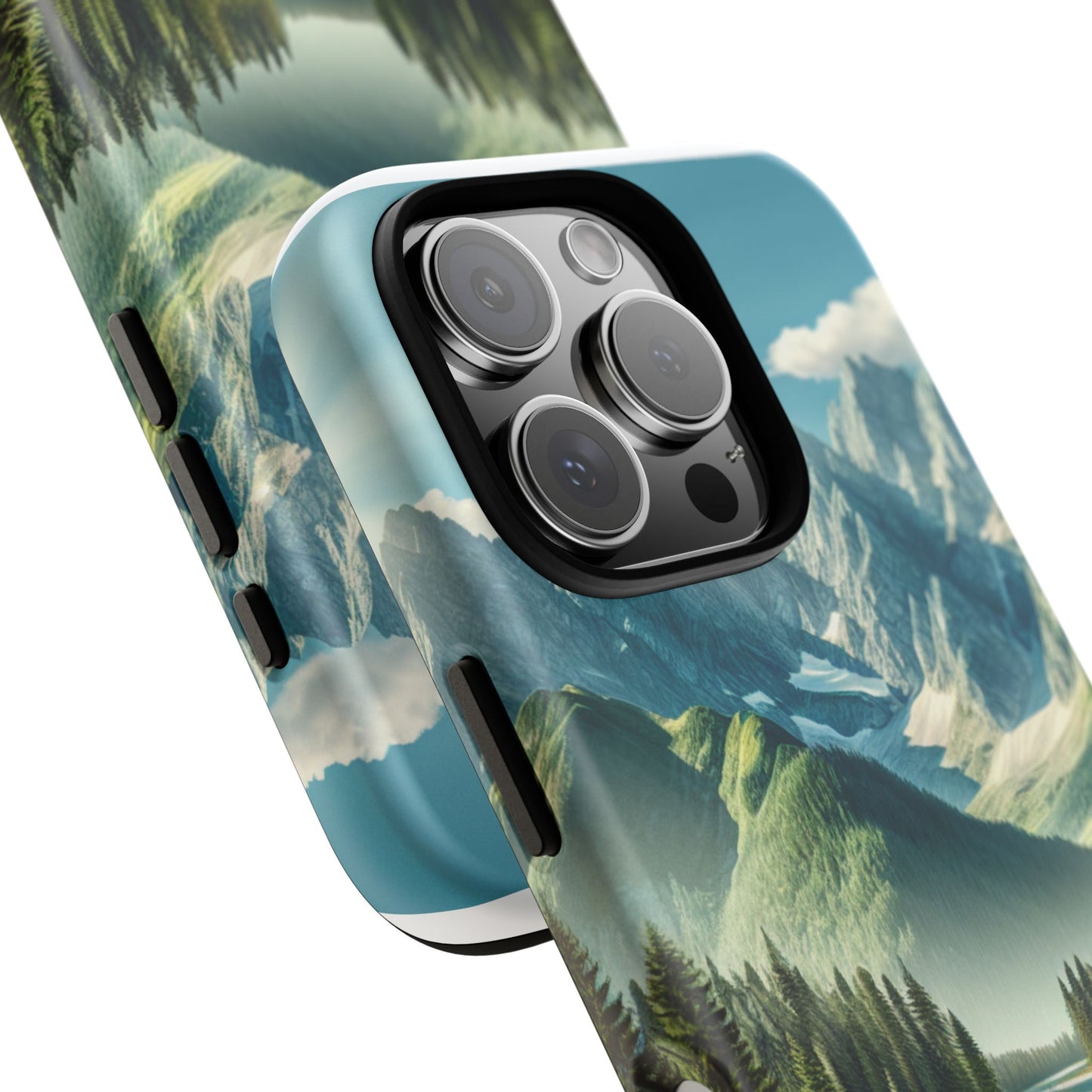 Mountain Landscape Phone Case, Tough Cases for Nature Lovers, Eco-Friendly Phone Cover, Gifts for Adventurers, Scenic Phone Accessories