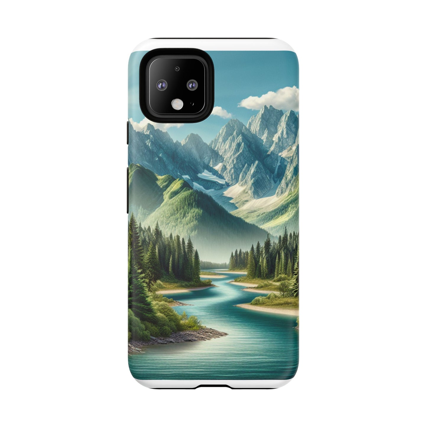 Mountain Landscape Phone Case, Tough Cases for Nature Lovers, Eco-Friendly Phone Cover, Gifts for Adventurers, Scenic Phone Accessories