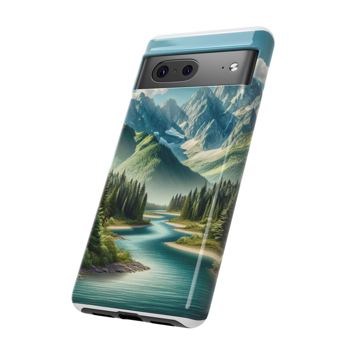 Mountain Landscape Phone Case, Tough Cases for Nature Lovers, Eco-Friendly Phone Cover, Gifts for Adventurers, Scenic Phone Accessories