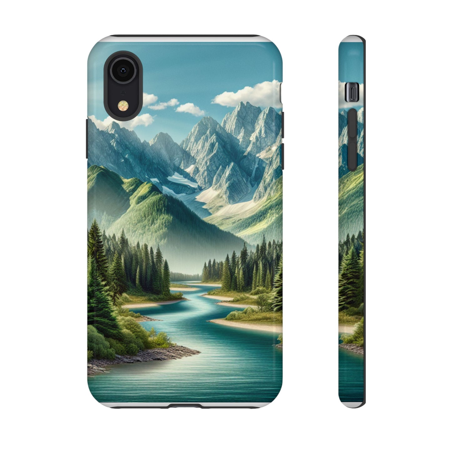 Mountain Landscape Phone Case, Tough Cases for Nature Lovers, Eco-Friendly Phone Cover, Gifts for Adventurers, Scenic Phone Accessories