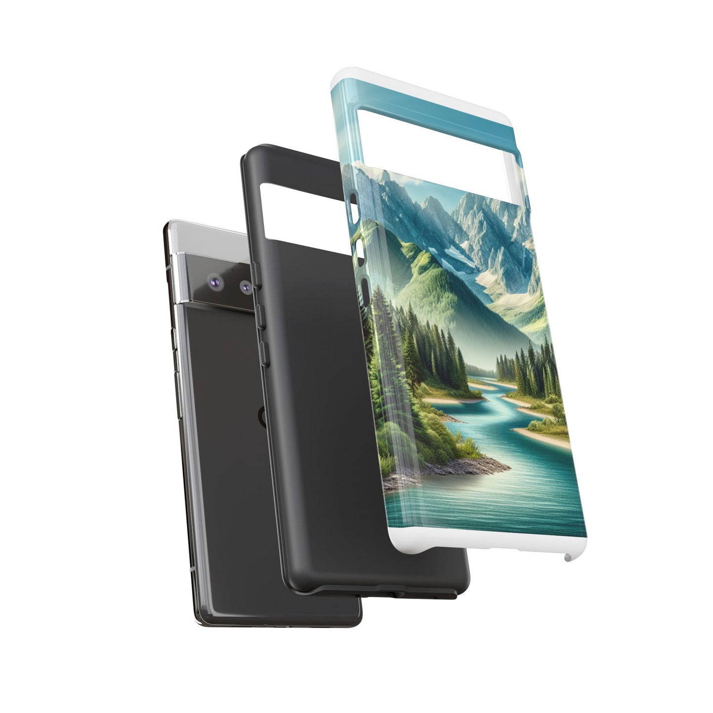 Mountain Landscape Phone Case, Tough Cases for Nature Lovers, Eco-Friendly Phone Cover, Gifts for Adventurers, Scenic Phone Accessories